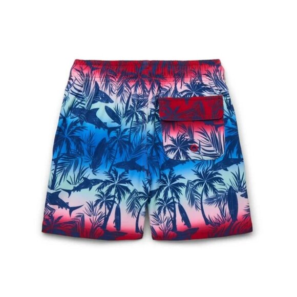 NWT Boys Quick Dry Swim Trunks with UPF 50+ Size XL (14-16) - Shark Print - Picture 3 of 5